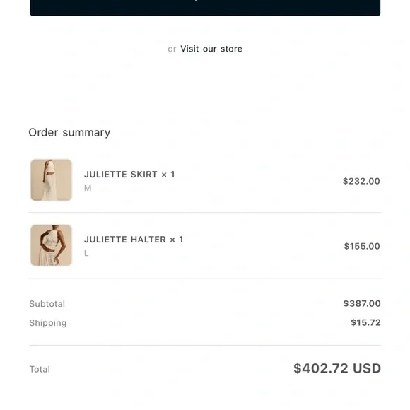 Brand New w/ Tags Arcina Ori Juliette Skirt & Halter M - Picture 5 of 5